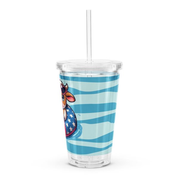 Memorial Pool Party Clear tumbler - Image 4