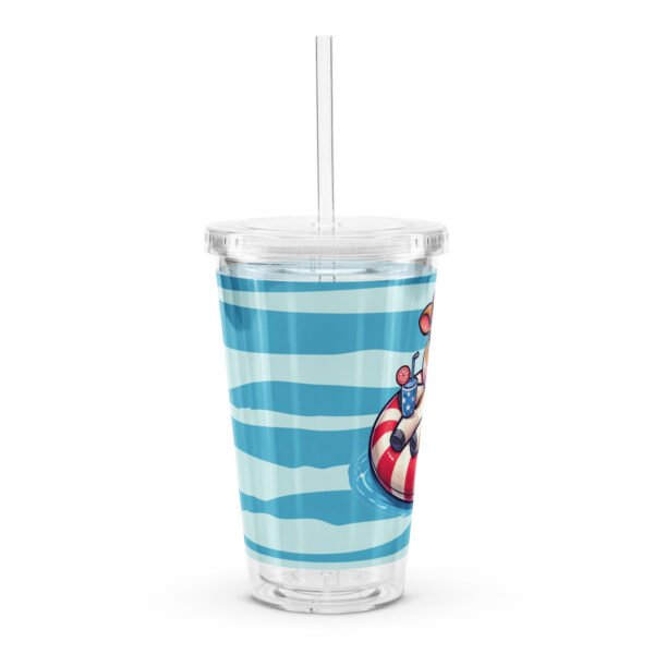 Memorial Pool Party Clear tumbler - Image 3
