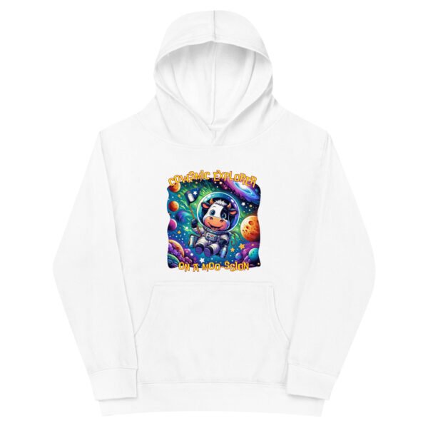 Cowsmic Explorer Kids hoodie - Image 5
