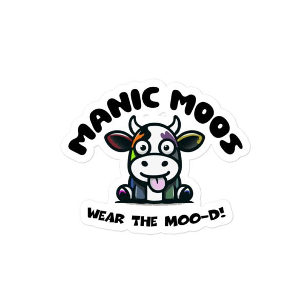 Manic Moos Logo stickers
