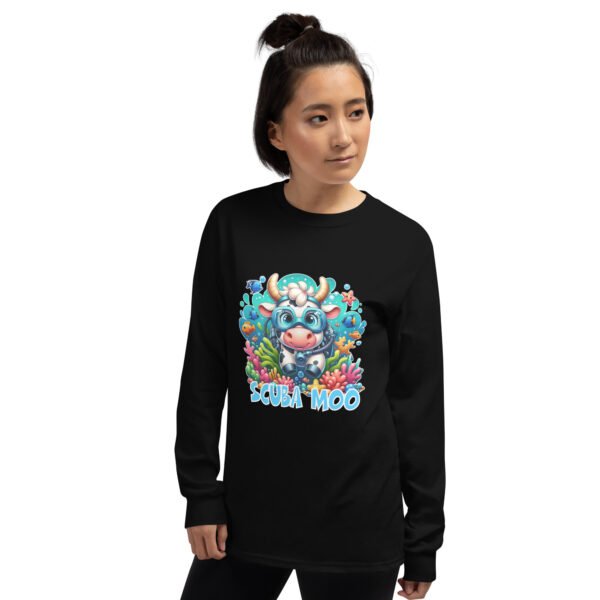 Scuba Moo Long Sleeve Shirt - Image 2