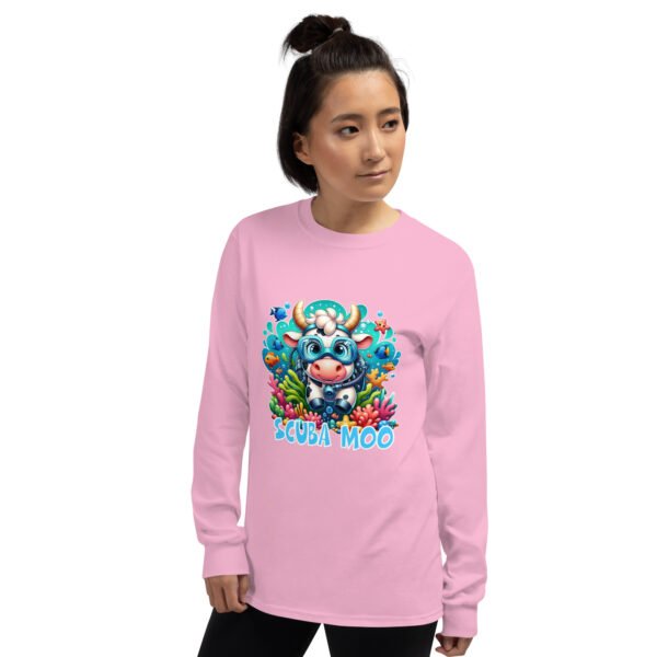 Scuba Moo Long Sleeve Shirt - Image 9