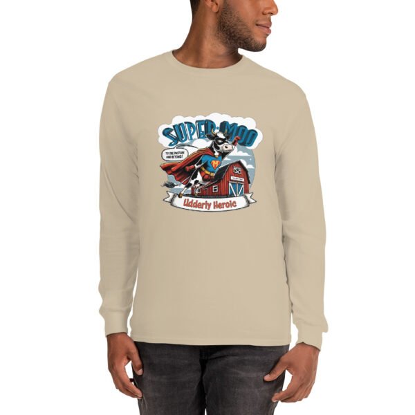 Super Moo Long Sleeve Shirt - Image 9