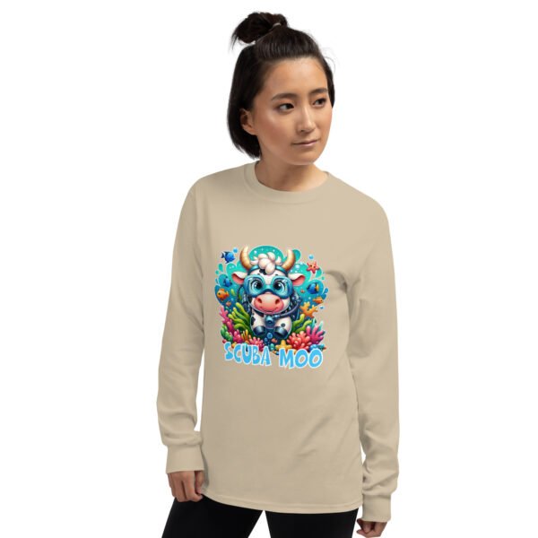 Scuba Moo Long Sleeve Shirt - Image 7