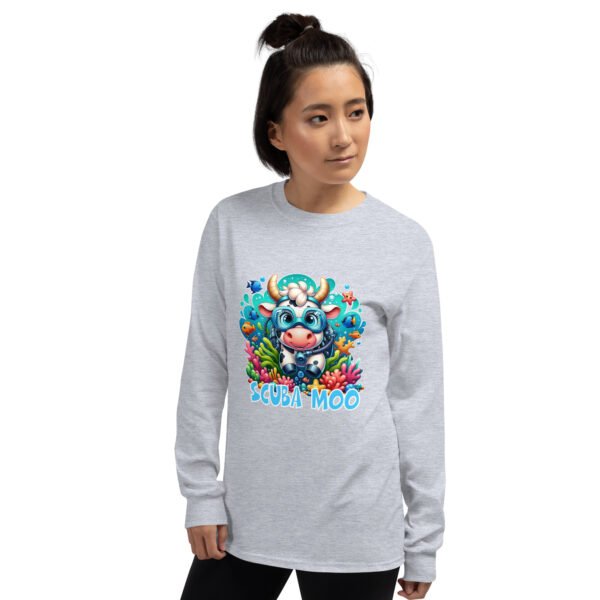Scuba Moo Long Sleeve Shirt - Image 5
