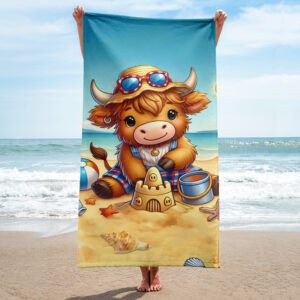 Sandcastle Moo Towel