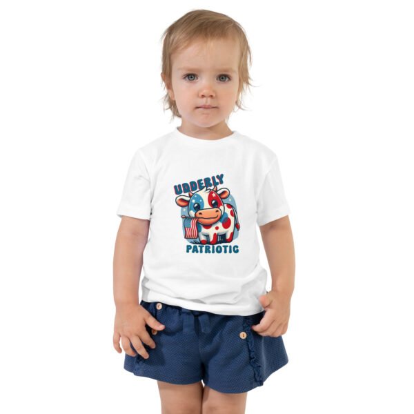 Udderly Patriotic Toddler Tee - Image 4
