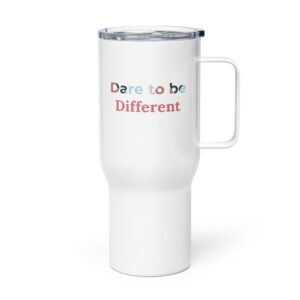 Dare to be Different Travel mug with handle