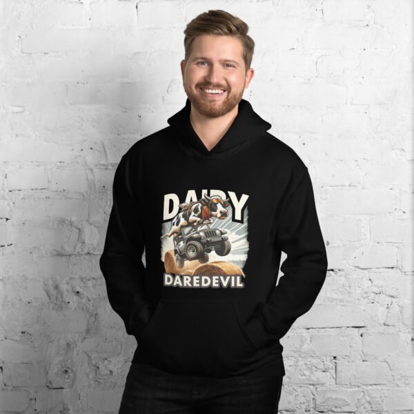 Dairy Daredevil Unisex Hoodie - Image 6