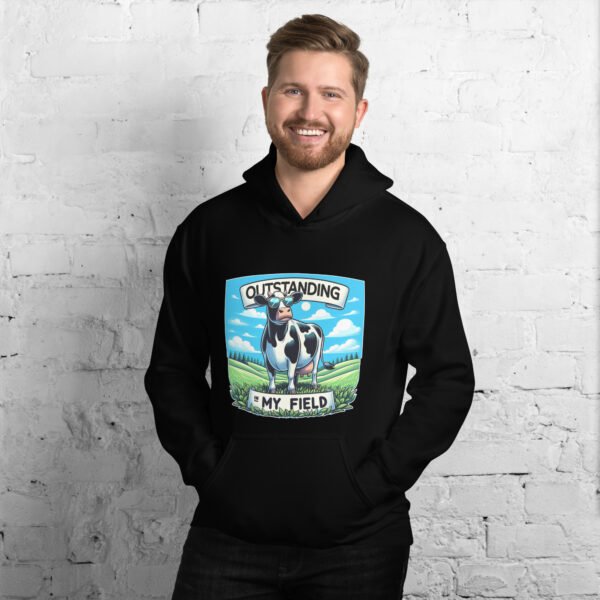 Outstanding in my Field Unisex Hoodie - Image 2