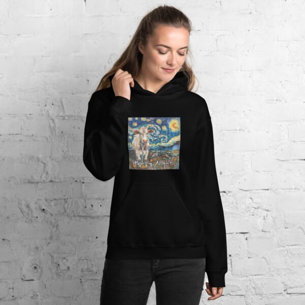 Moo-y Night Unisex Hoodie - Image 2