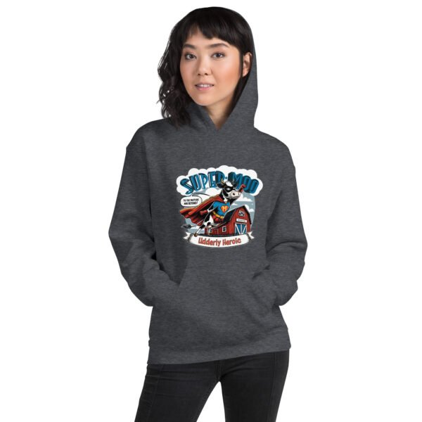 Super Moo Unisex Hoodie - Image 11