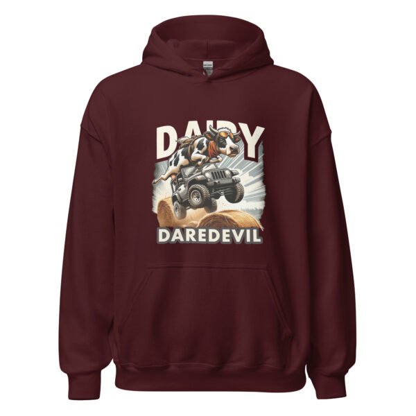 Dairy Daredevil Unisex Hoodie - Image 2