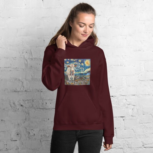 Moo-y Night Unisex Hoodie - Image 6