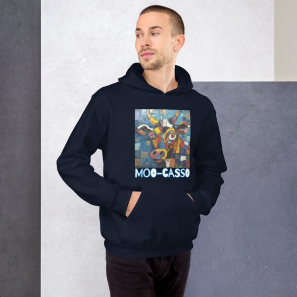 Moo-casso Unisex Hoodie - Image 4