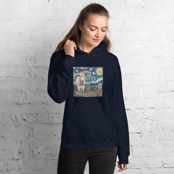 Moo-y Night Unisex Hoodie - Image 4
