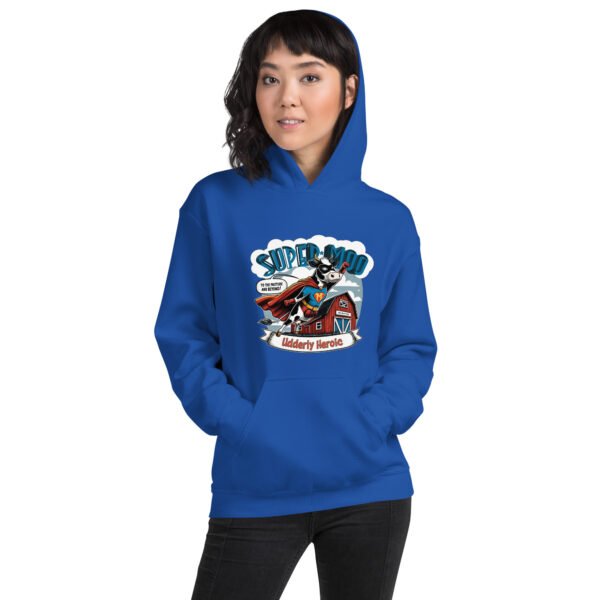 Super Moo Unisex Hoodie - Image 13