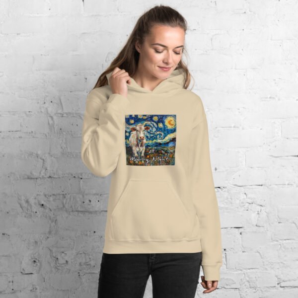 Moo-y Night Unisex Hoodie - Image 9
