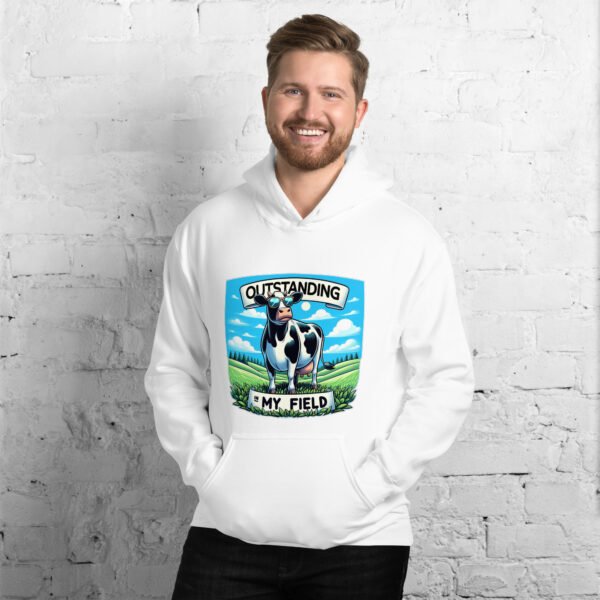 Outstanding in my Field Unisex Hoodie - Image 9