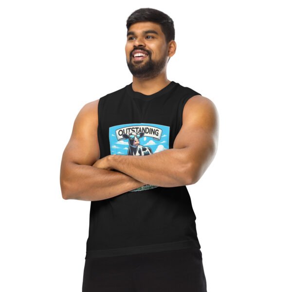 Outstanding in my Field Muscle Shirt - Image 5