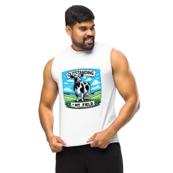 Outstanding in my Field Muscle Shirt