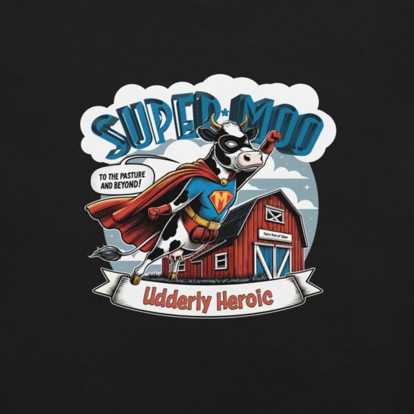 Super Moo Unisex t-shirt - Image 2