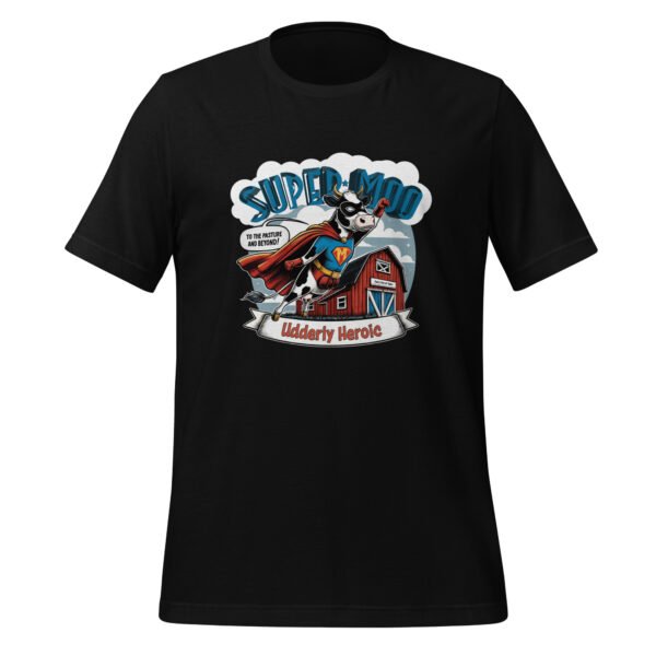 Super Moo Unisex t-shirt - Image 3