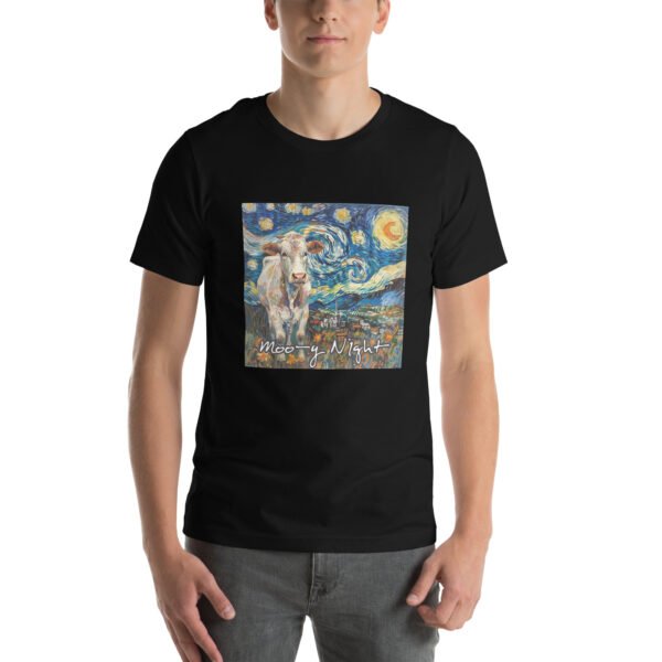 Moo-ey NightUnisex t-shirt - Image 3