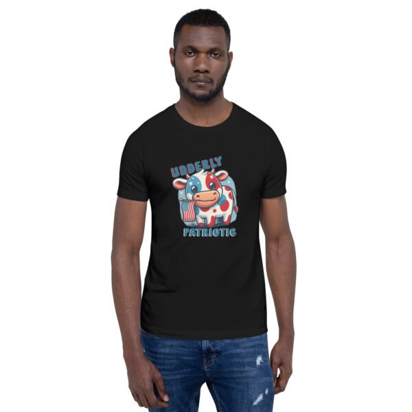 Udderly Patriotic Unisex t-shirt - Image 3