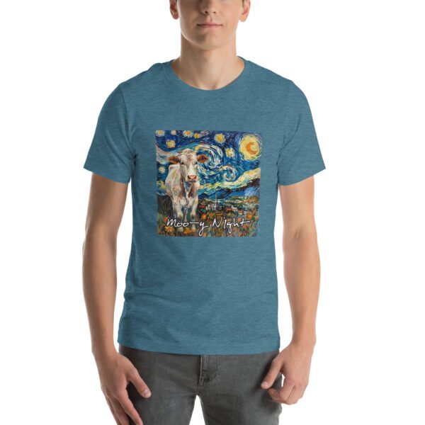 Moo-ey NightUnisex t-shirt - Image 12
