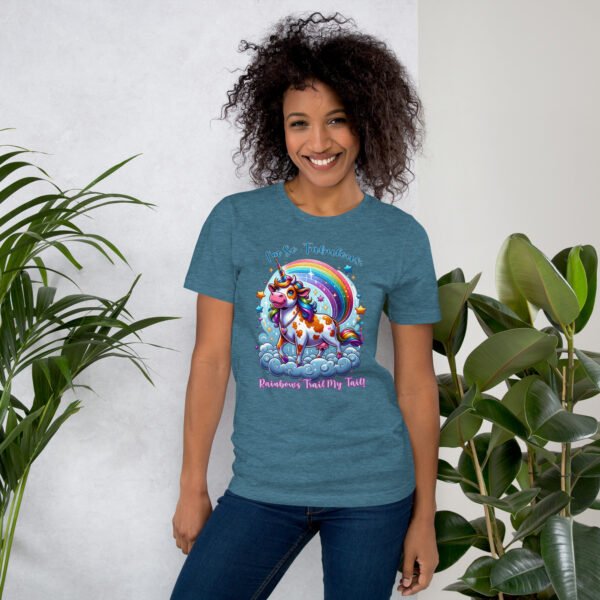 Rainbows Trail Tail Unisex t-shirt - Image 5