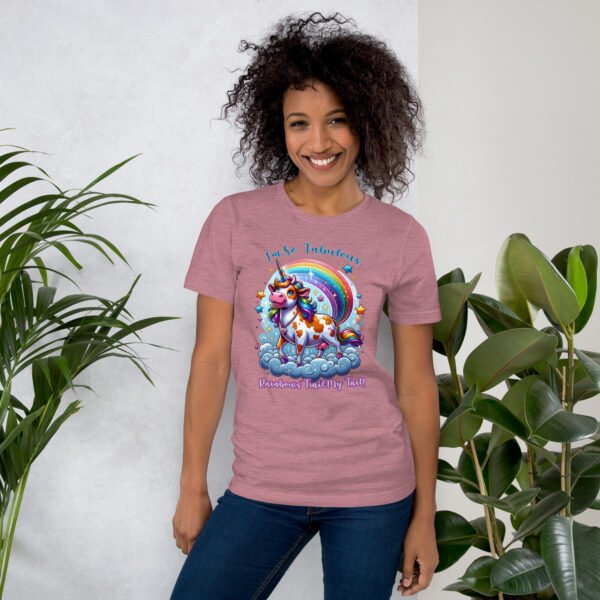 Rainbows Trail Tail Unisex t-shirt - Image 7