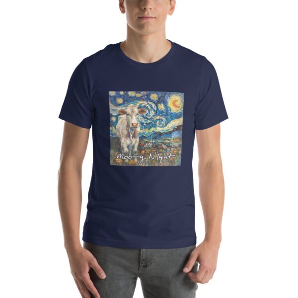 Moo-ey NightUnisex t-shirt - Image 9