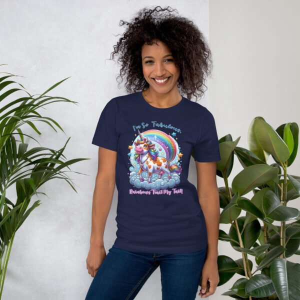 Rainbows Trail Tail Unisex t-shirt