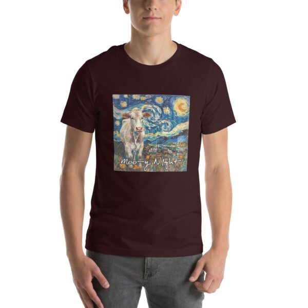 Moo-ey NightUnisex t-shirt - Image 6