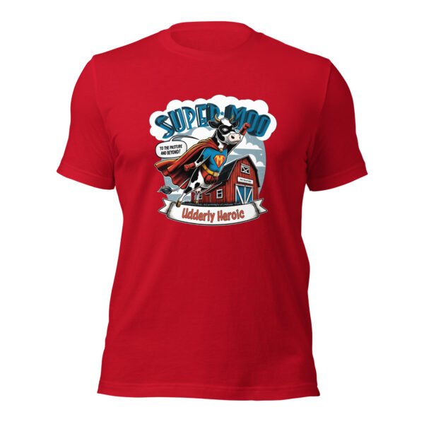 Super Moo Unisex t-shirt - Image 4