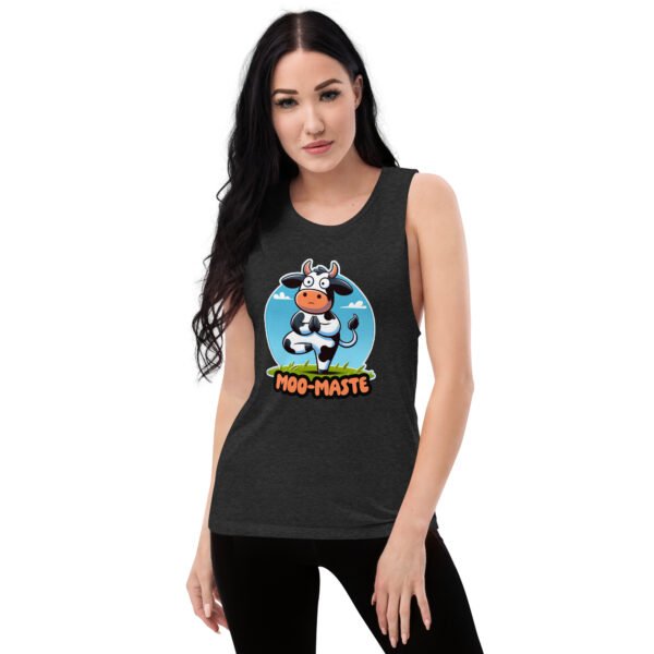 Moo Maste Ladies’ Muscle Tank - Image 2