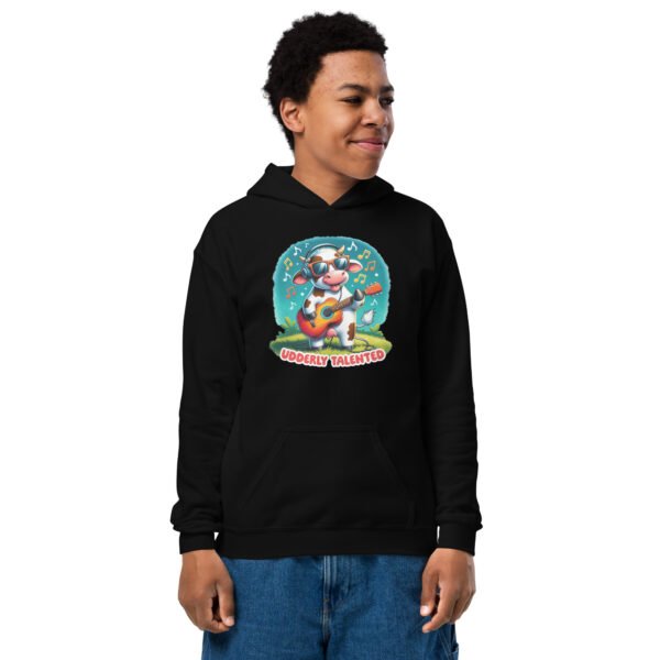 Udderly Talented Youth hoodie - Image 2