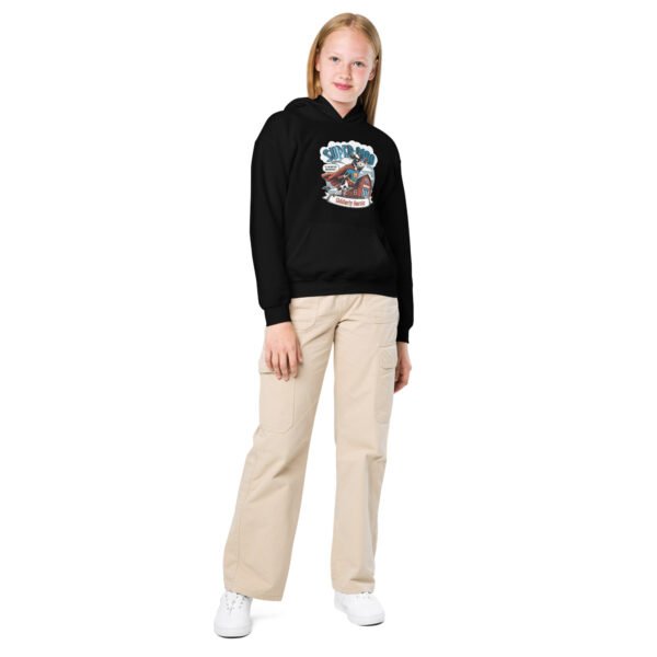 Super Moo Youth hoodie - Image 2
