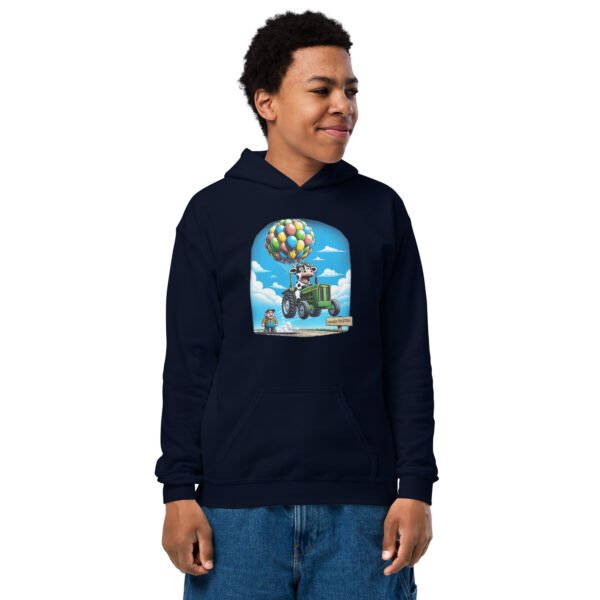 Udderly Uplifting Youth hoodie - Image 4