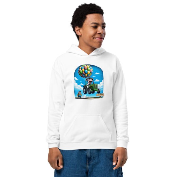 Udderly Uplifting Youth hoodie - Image 7