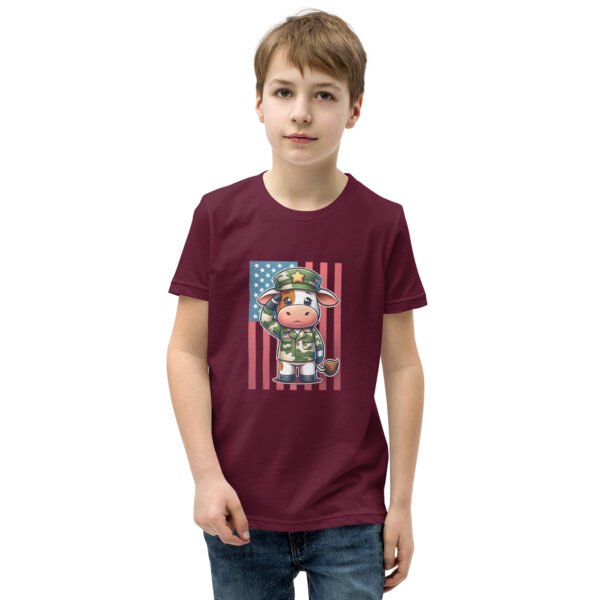 Memorial Day Flag Youth T-Shirt - Image 6