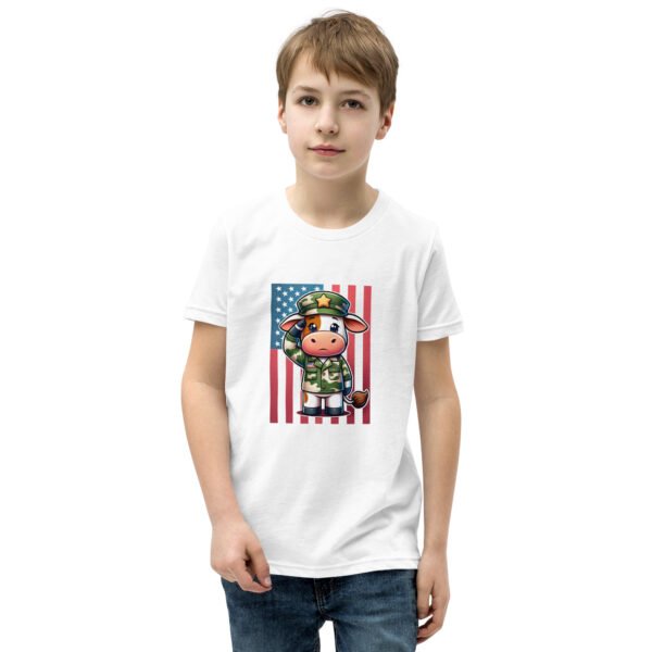 Memorial Day Flag Youth T-Shirt - Image 9
