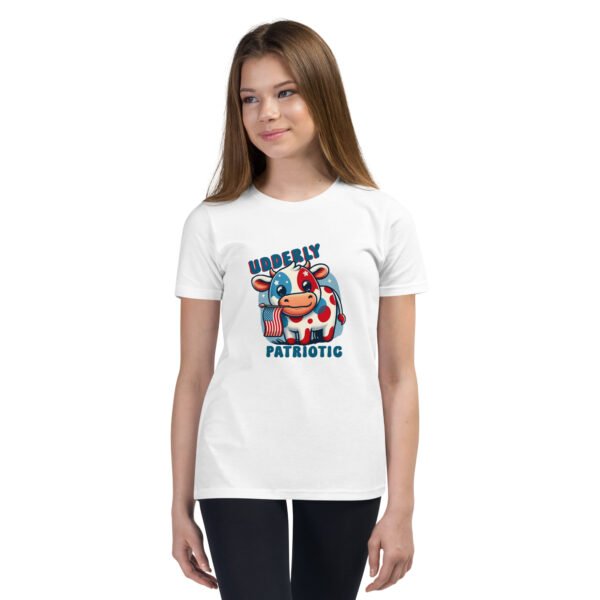 Udderly Patriotic Youth T-Shirt - Image 5