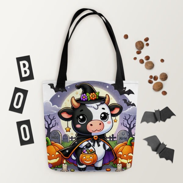 Moo-gical Witch Tote Bag - Image 2