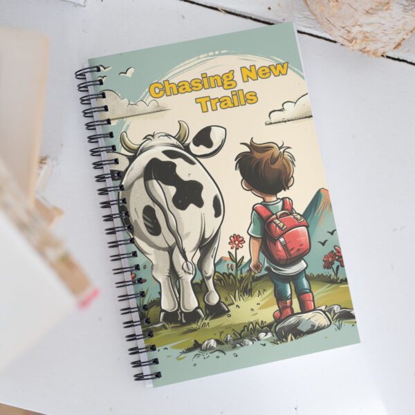 Chasing New Trails Spiral notebook